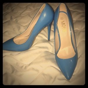 Blue heels